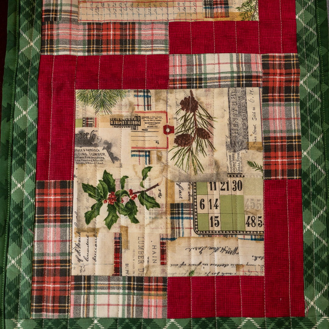 Holly & Hearth Patchwork Table Runner
