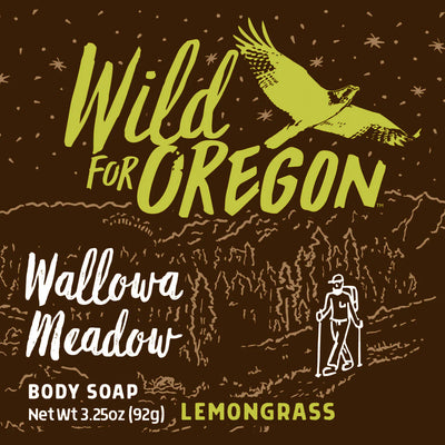 Wild for Oregon Body Soap - Wallowa Meadow Lemongrass