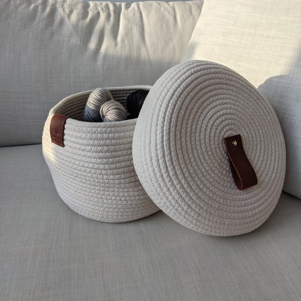 Weekender Basket - Chocolate by Thread and Maple