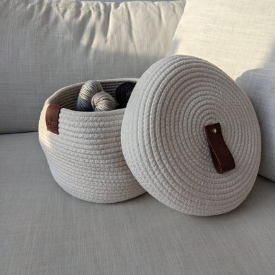 Weekender Basket - Chocolate by Thread and Maple