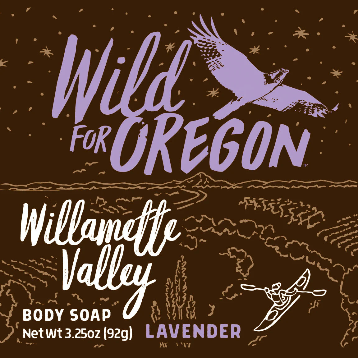 Wild for Oregon Body Soap - Willamette Valley Lavender