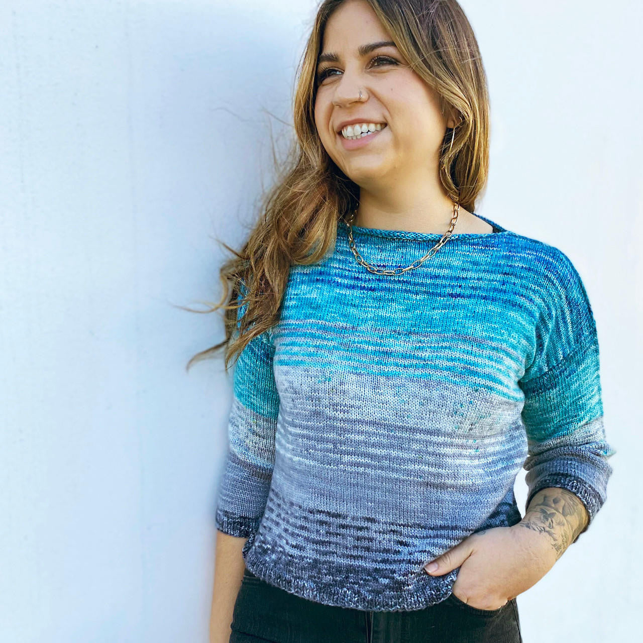 Box Top Sweater Kit #3 by Wonderland Yarn BoxTop-003