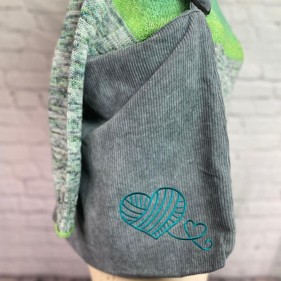 Yarn Love Tote Bag by Frabjous Fibers