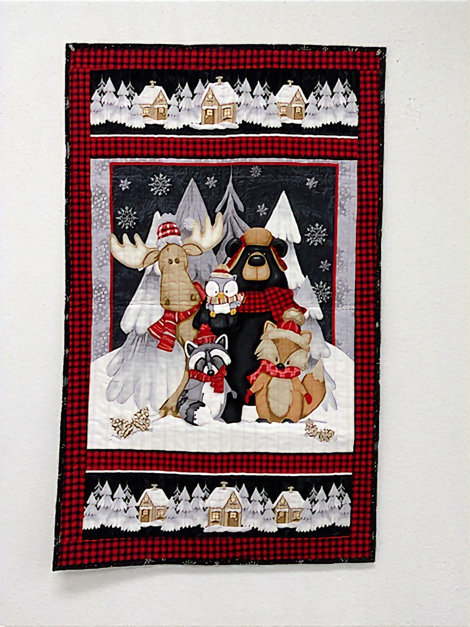 Woodland Winter Friends Wall Hanging