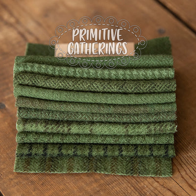 Primitive Gatherings Hand Dyed 5" Wool Charms