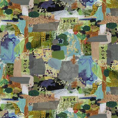 Wild Wonder Abstract Collage Multi Y4073-55