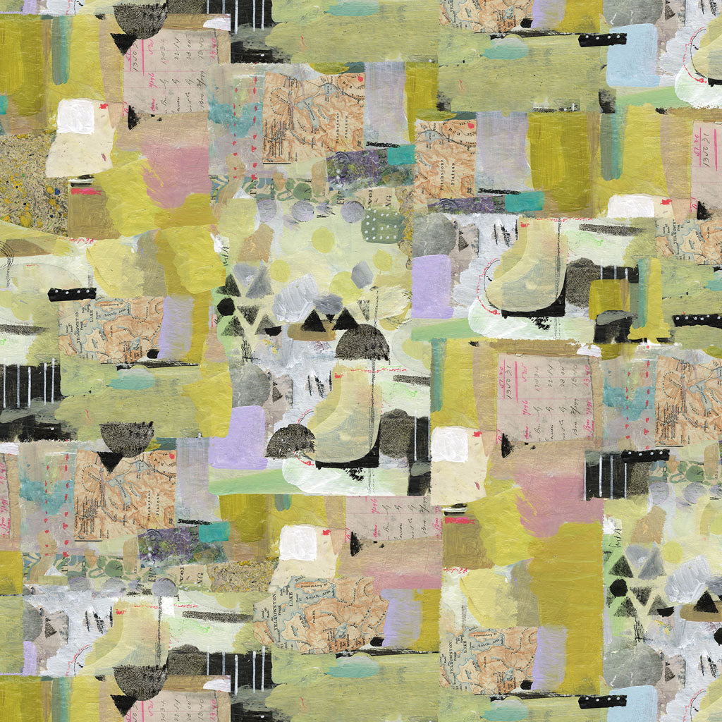 Painter's Joy Digital Collage Mustard Y4399-128