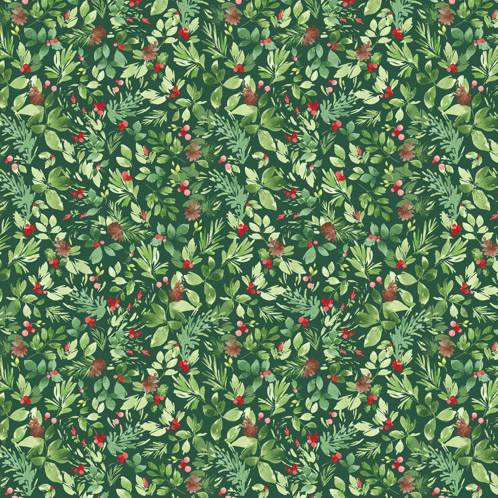 Santa Paws Foliage Forest Y4433-113