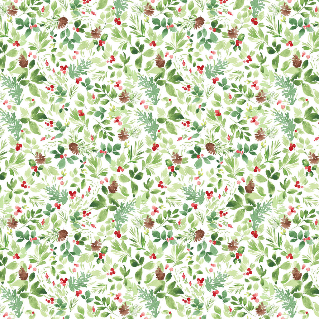 Santa Paws Foliage White Y4433-1