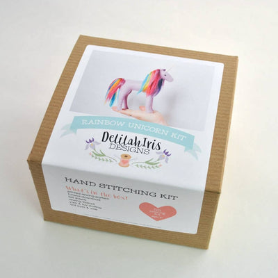 Delilah Iris Designs - Lavender Rainbow Unicorn Sewing Kit