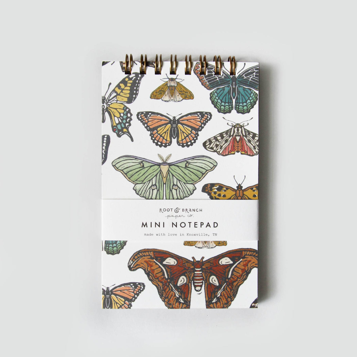 Root & Branch Paper Co. - Butterfly + Moth Collection Mini Spiral Notepad