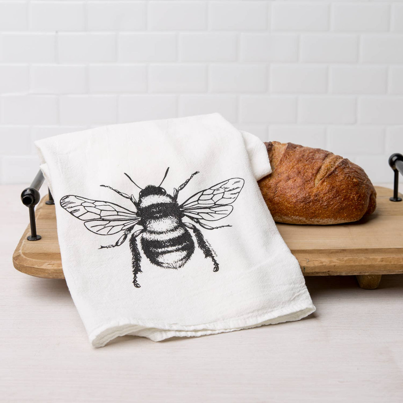 Counter Couture - Honey Bee Flour Sack Tea Towel