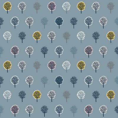 Heather and Sage - Trees - Blue TP-2529-B