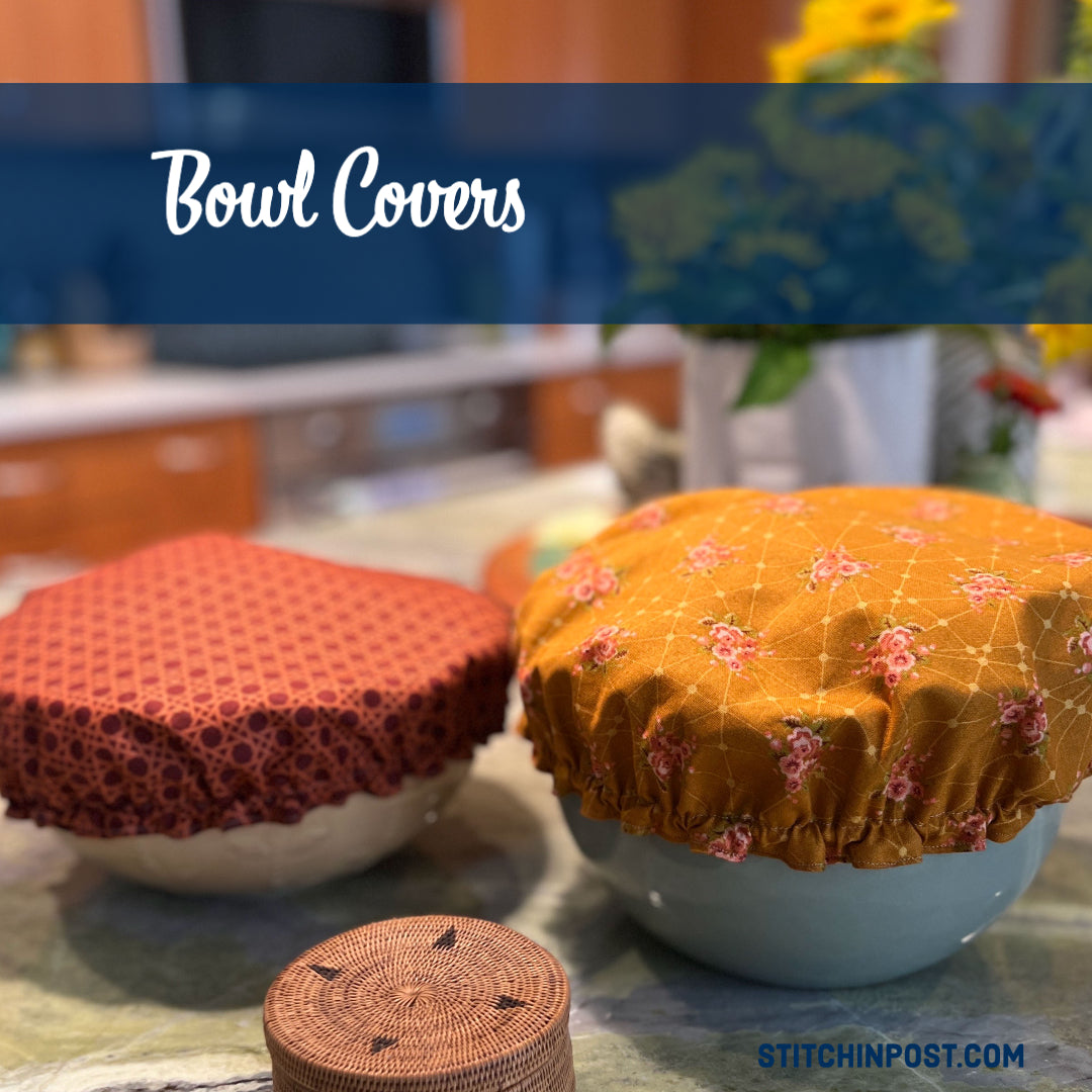 Fabric Bowl Covers - Free Downloadable Sewing Pattern