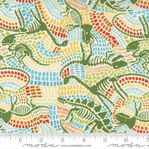 Stomp Stomp Roar Bone 20822 11 Moda Fabrics