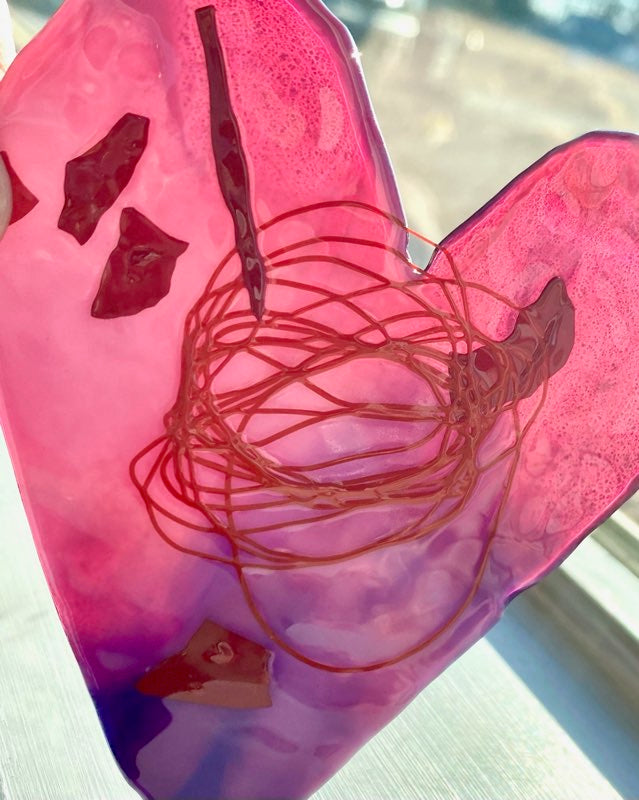 A Heart-felt Glass with Susie Zeitner on 2/8/2025 (PM class)