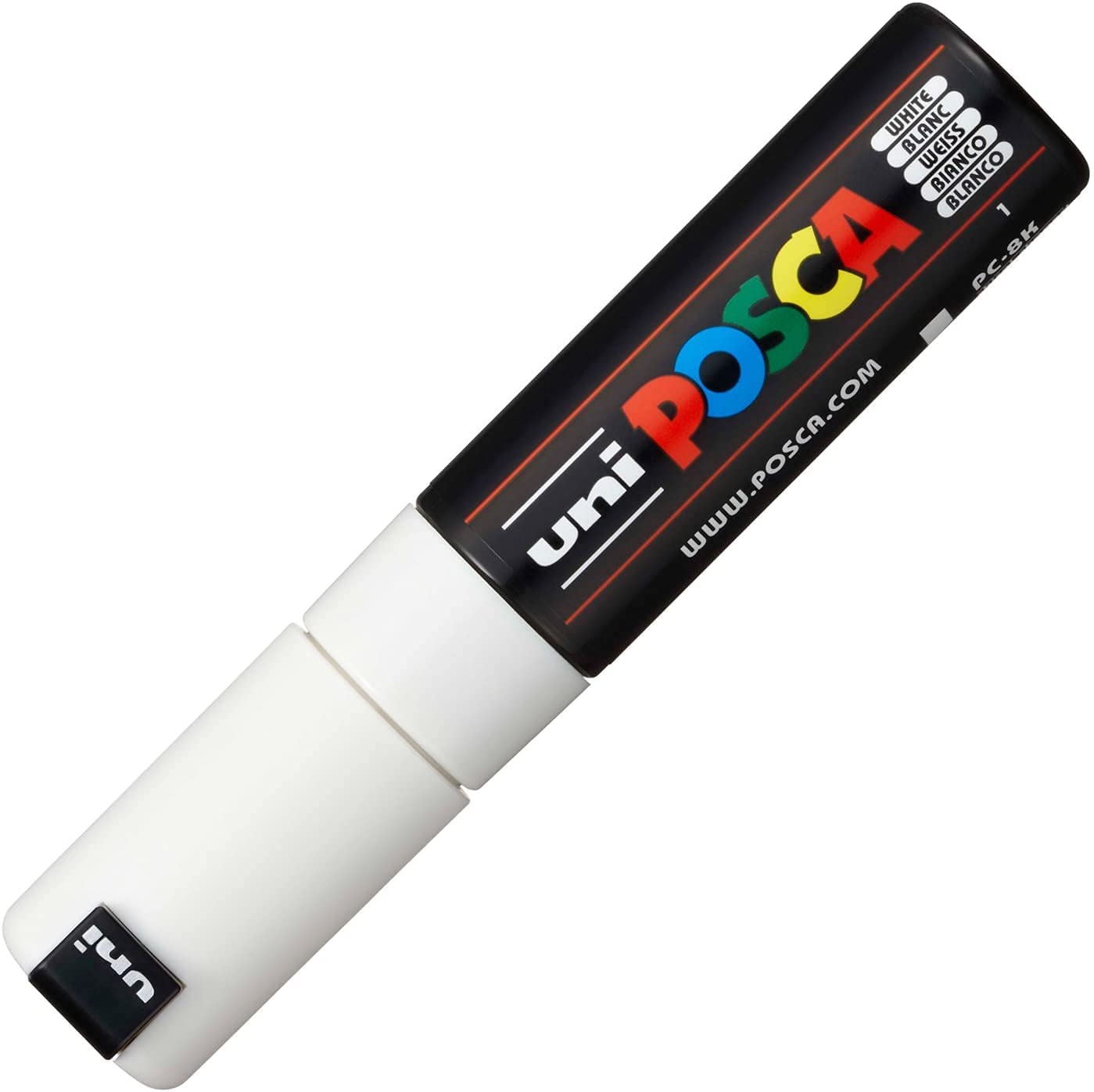 Posca Pens White Water Based Markers 15.o mm Chisel Tip