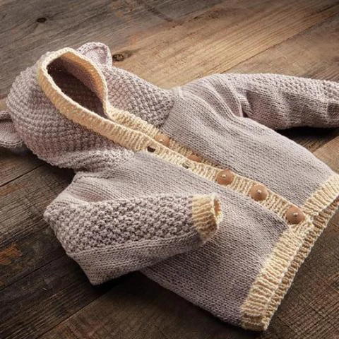 Baby Bear Cardigan Kit - Appalachian Baby Design