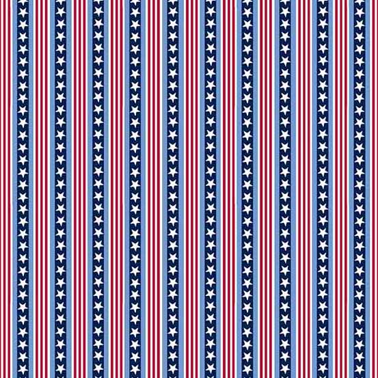 Stars & Stripes by Andover Fabrics Stars & Stripes Navy A-566-B