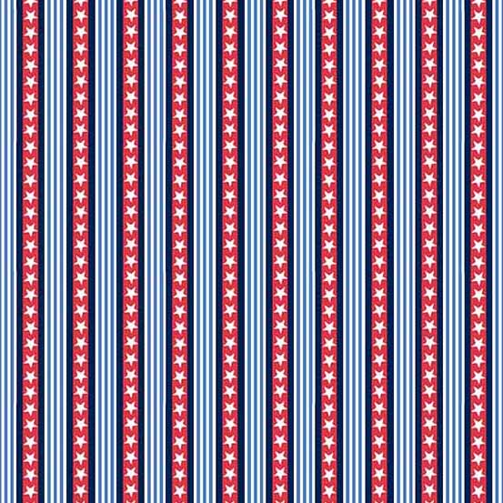 Stars & Stripes by Andover Fabrics Stars & Stripes Red A-566-R