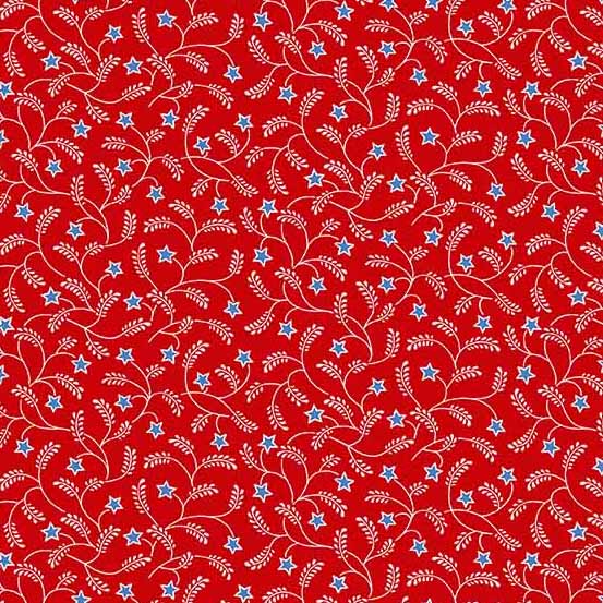 Stars & Stripes by Andover Fabrics Fern Stars A-567-R