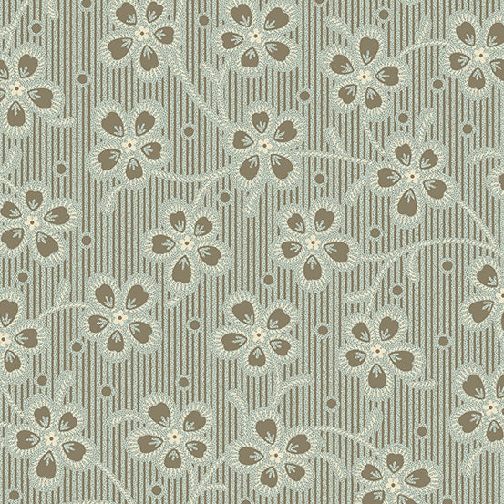 Cocoa Blue by Edyta Sitar Columbine in Sand A-606-NB