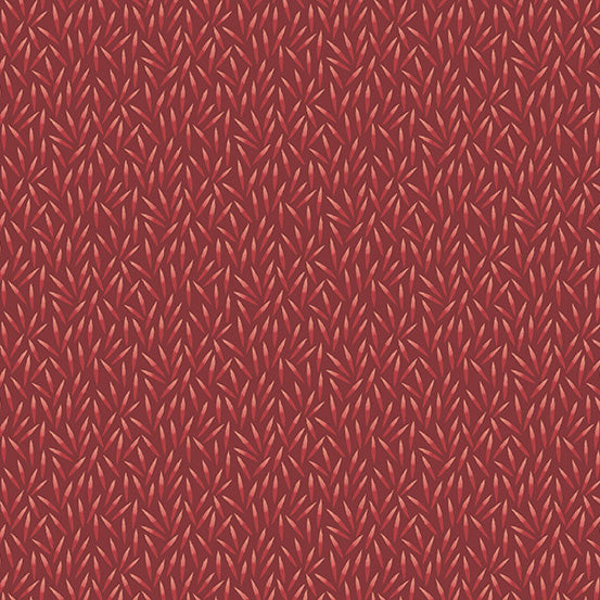 Cocoa Pink Bean by Laundry Basket Quilts in Crimson A-613-R