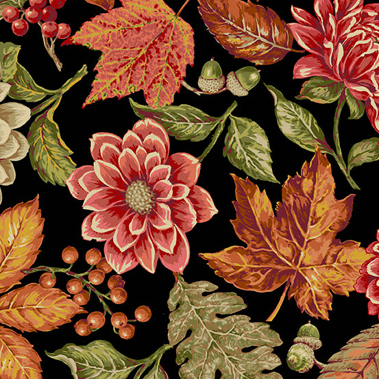 Autumn Woods by Andover Fabrics Foliage A-652-K