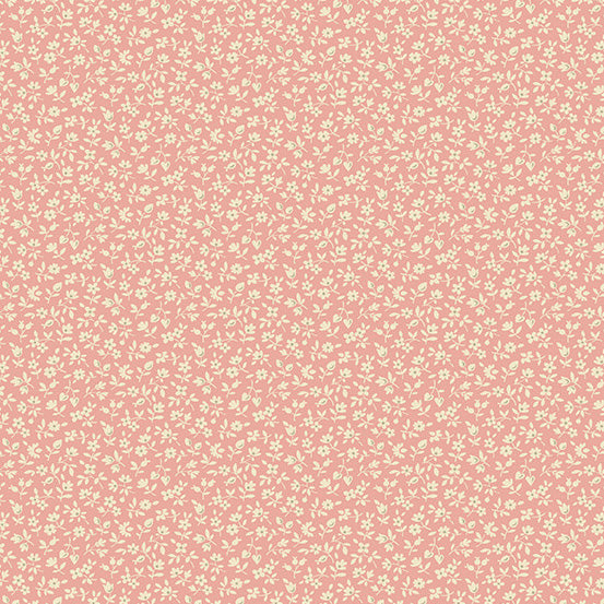 Cocoa Pink Snowberry by Laundry Basket Quilts in Peony A-730-E