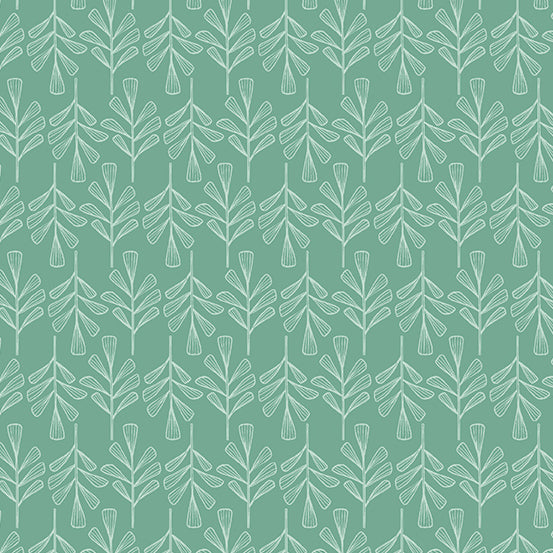 Wandering by Andover Fabric Petrichor in Jade A-763-G