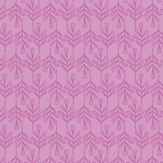 Wandering by Andover Fabric Petrichor in Orchid A-763-P