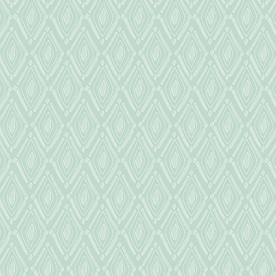Wandering by Andover Fabric Bliss in Teal A-765-G