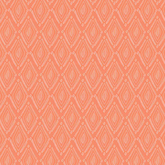 Wandering by Andover Fabric Bliss in Peach A-765-O