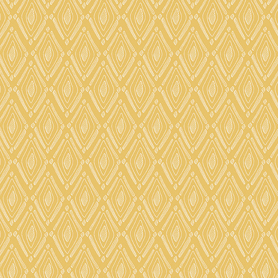 Wandering by Andover Fabric Bliss in Yellowf A-765-Y