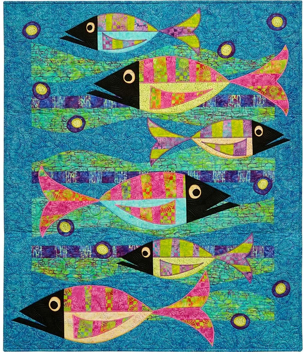 Mod Fish Quilt Pattern