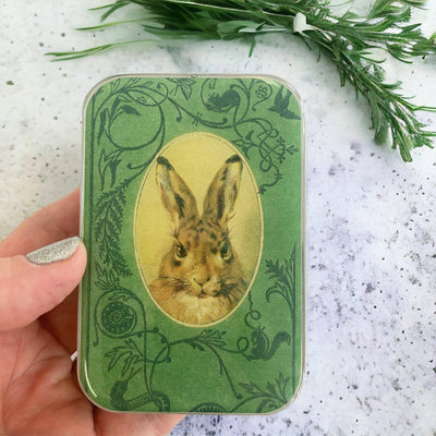 Firefly Notes - Bunny notions tin, stitch marker tin: Large