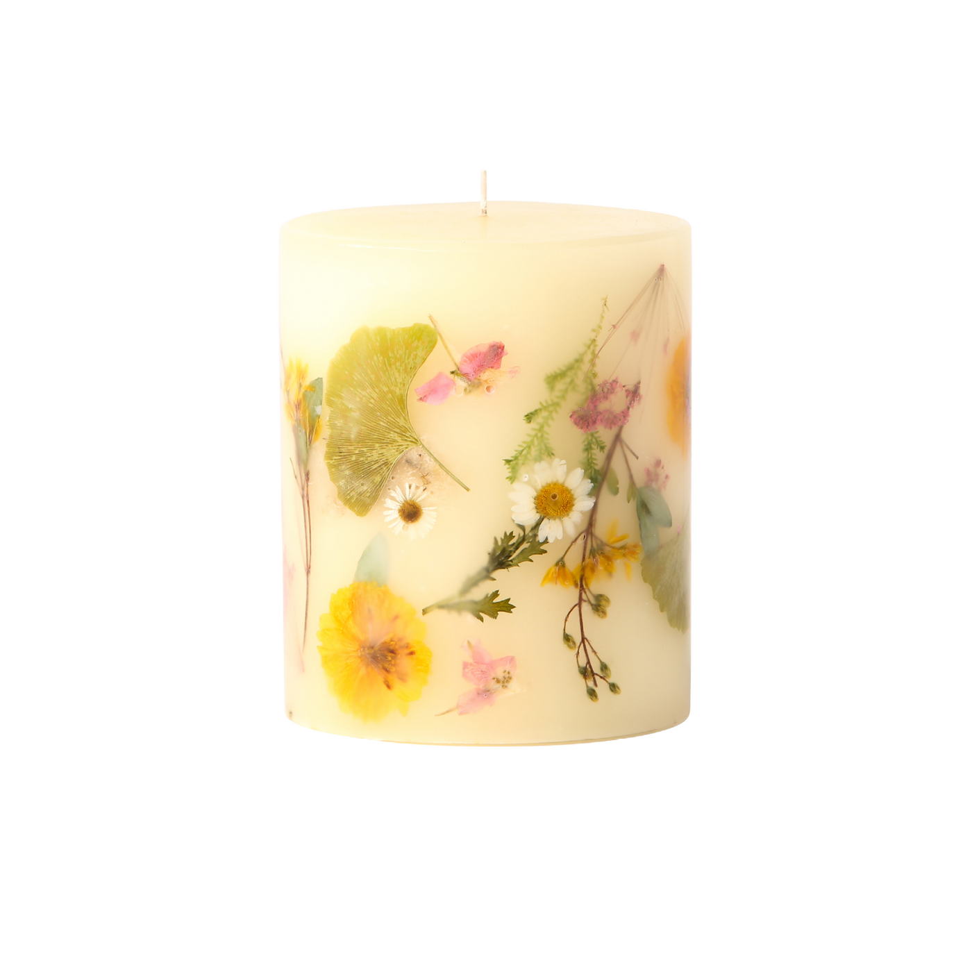 Rosy Rings - Lemon Blossom + Lychee Small Round Botanical Candle