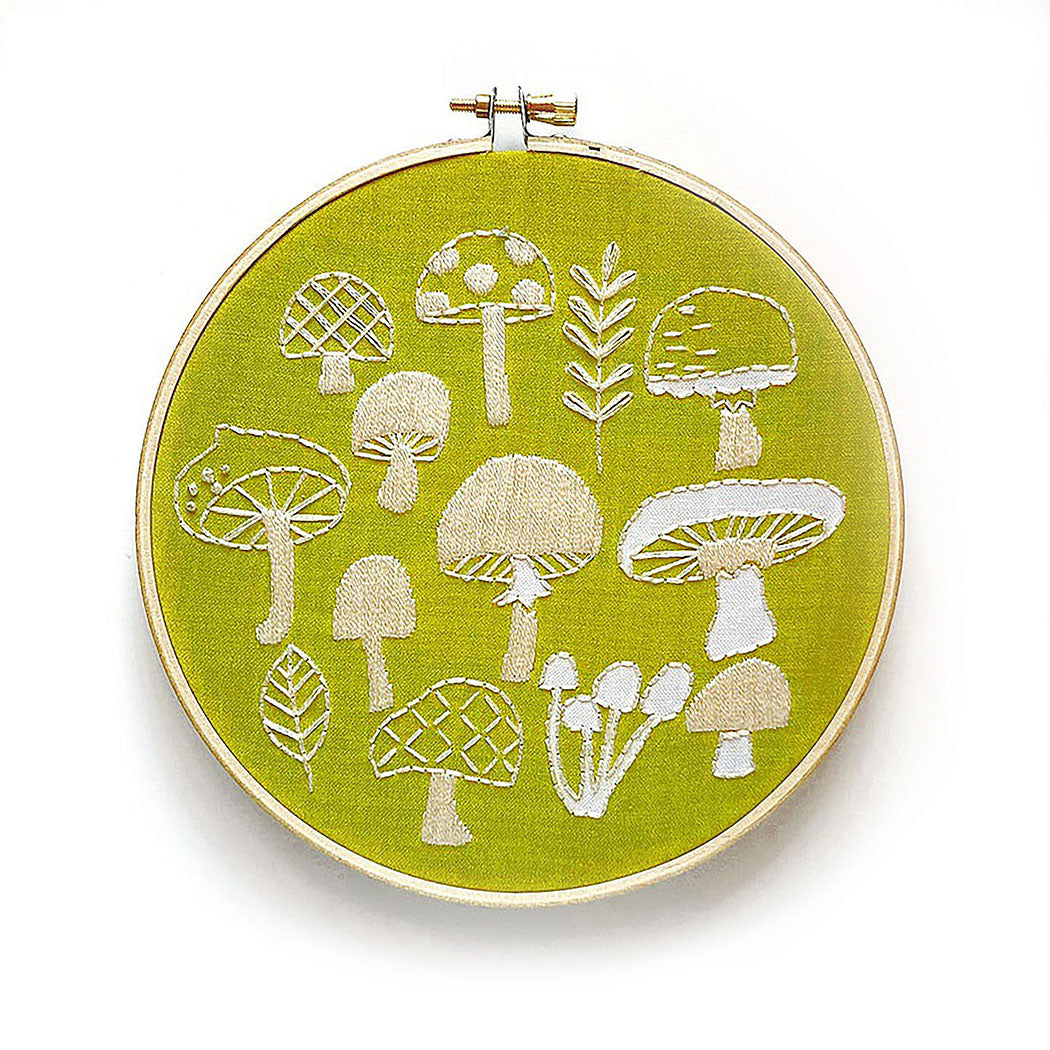 Mushrooms Embroidery Kit by Rikrack