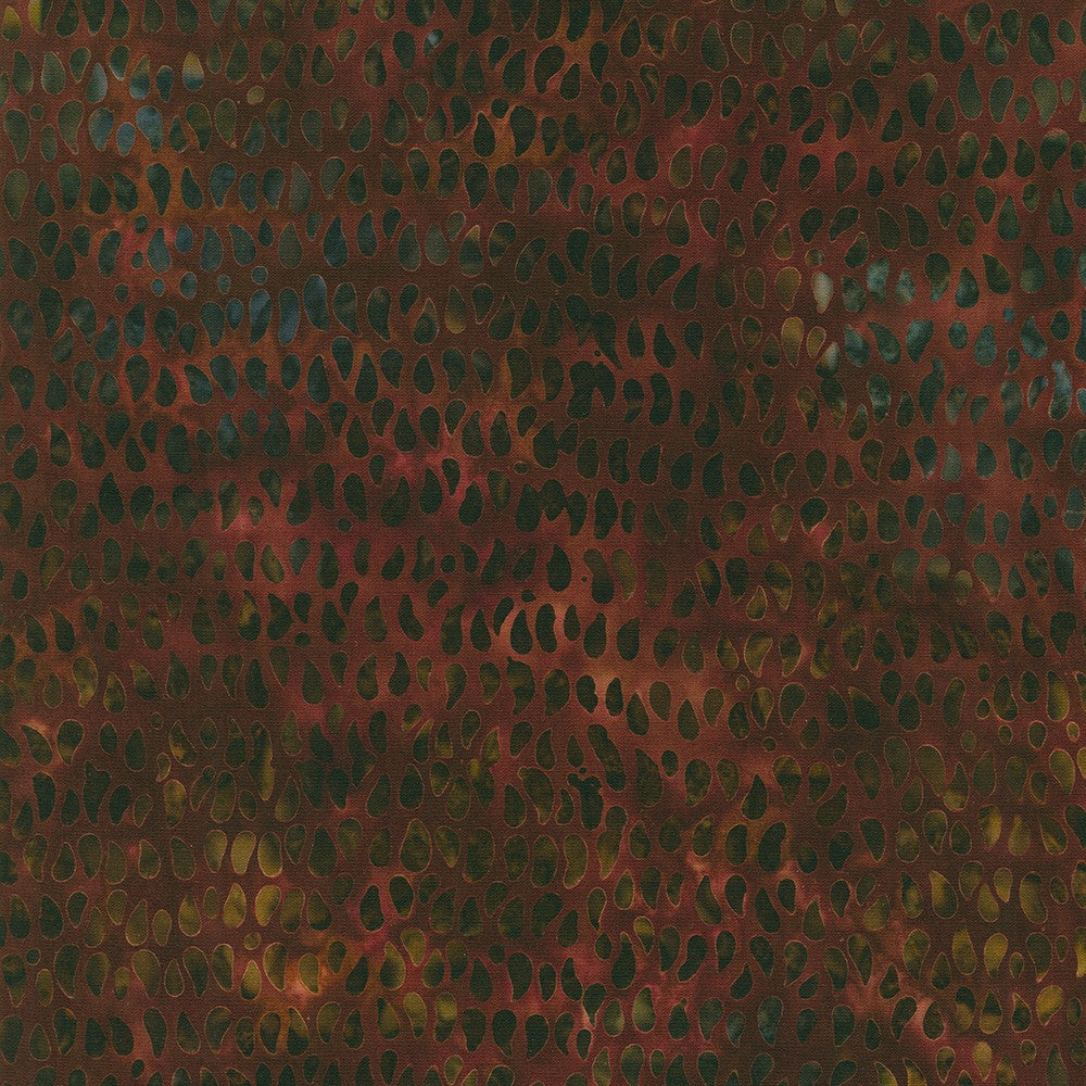 Robert Kaufman Artisan Batiks: Sunrise Blossoms in Chestnut AMD-21632-342