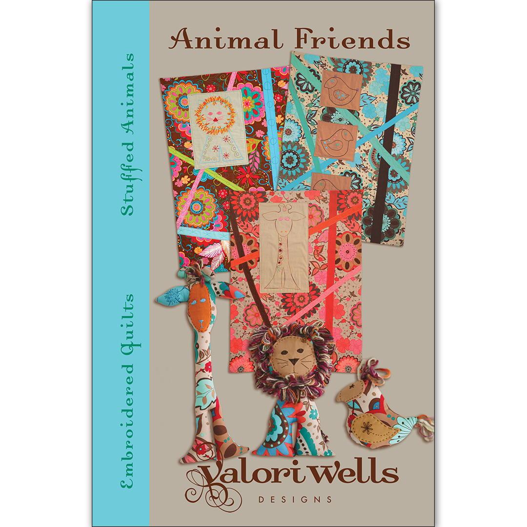 Animal Friends Stuffed Animal and Quilt Pattern Valori Wells Designs