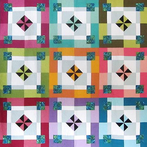 Blaock Party quilt Pattern Sheila Snyder License to Quilt