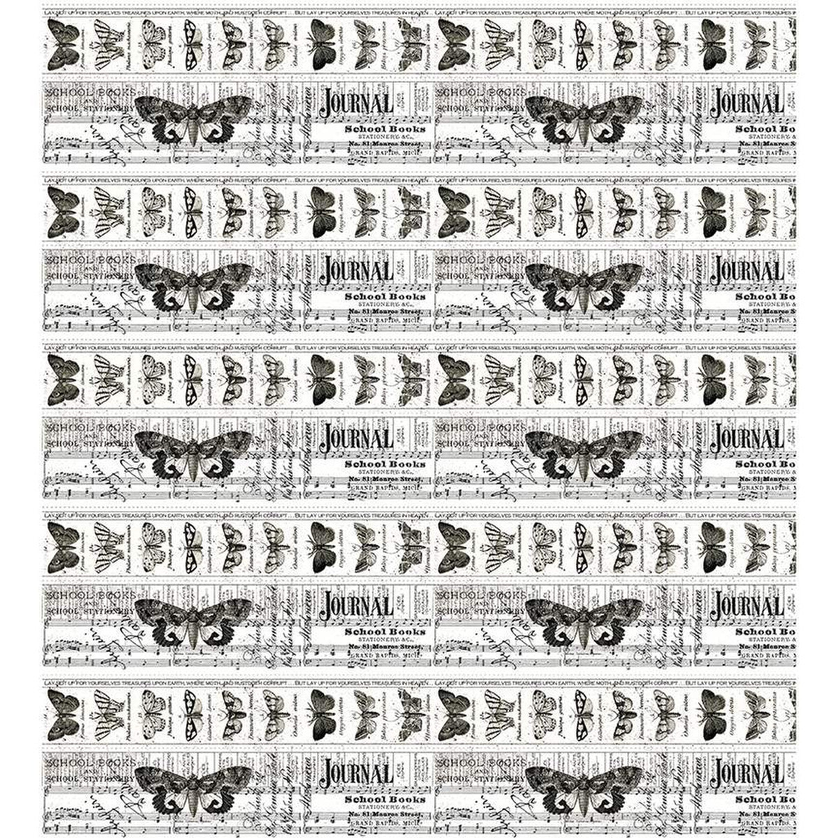 Art Journal Collage Border by J. Wecker Frisch C13033-White