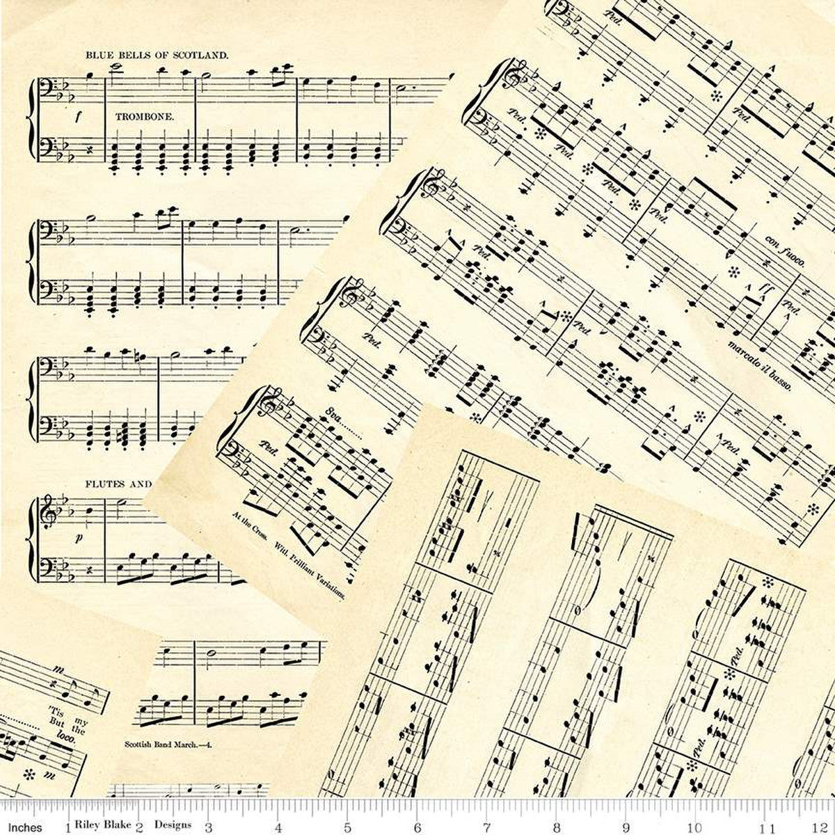 Art Journal Music in Parchment by J. Wecker Frisch C13040 Parchment