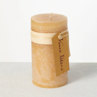 9" Timber Pillar Candles from Vance Kitira