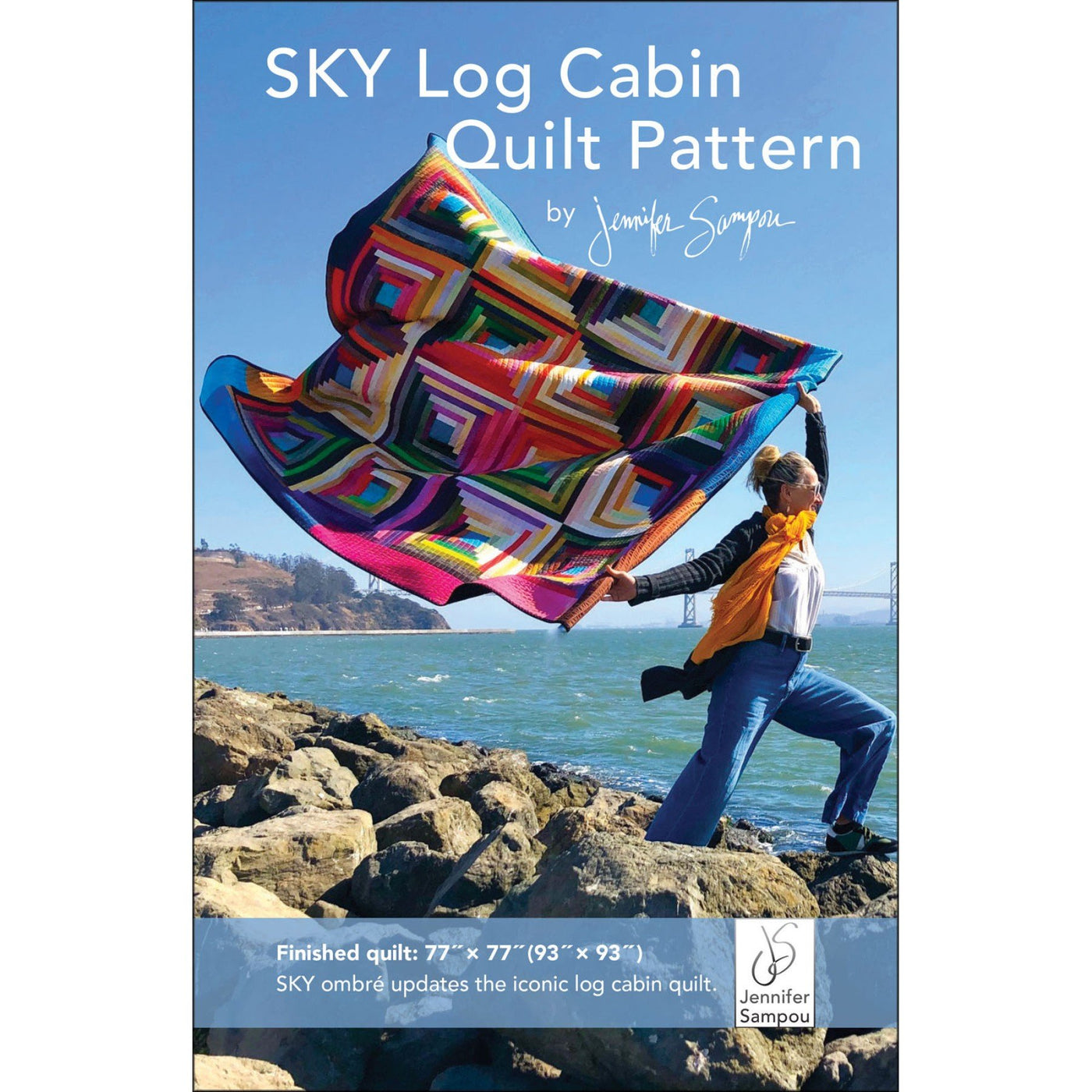 Sky Log Cabin Quilt Pattern