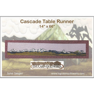Cascade Table Runner Pattern by june Jaeger Stitchin Post publications
