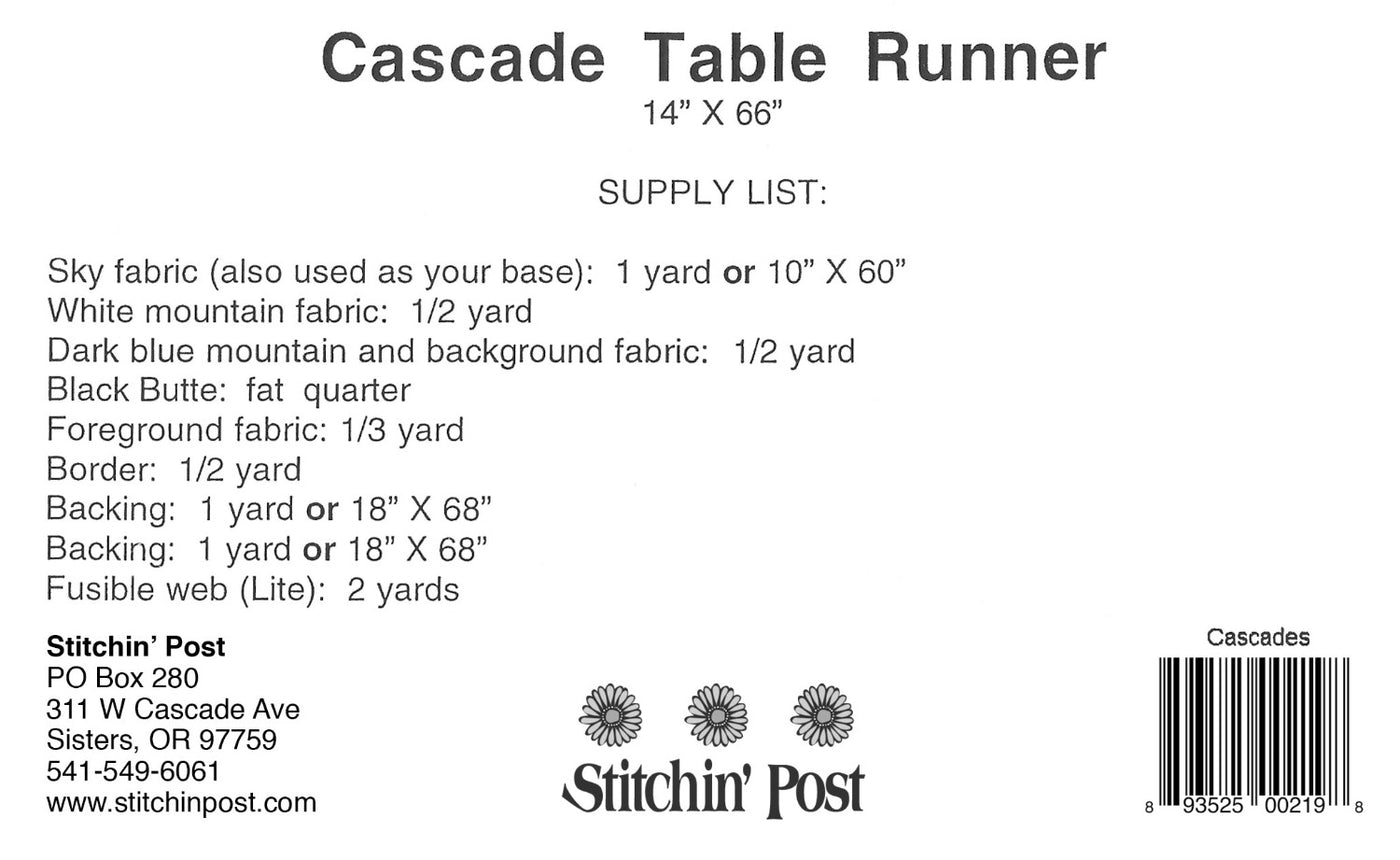 Cascade Table Runner Pattern