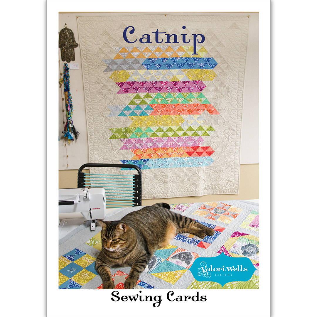 Catnip Quilt Sewing Card Pattern by Valori Wells stitchin post