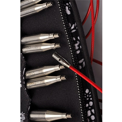 ChiaoGoo Twist Redlace Interchangeable 4" Complete Knitting Needle Set