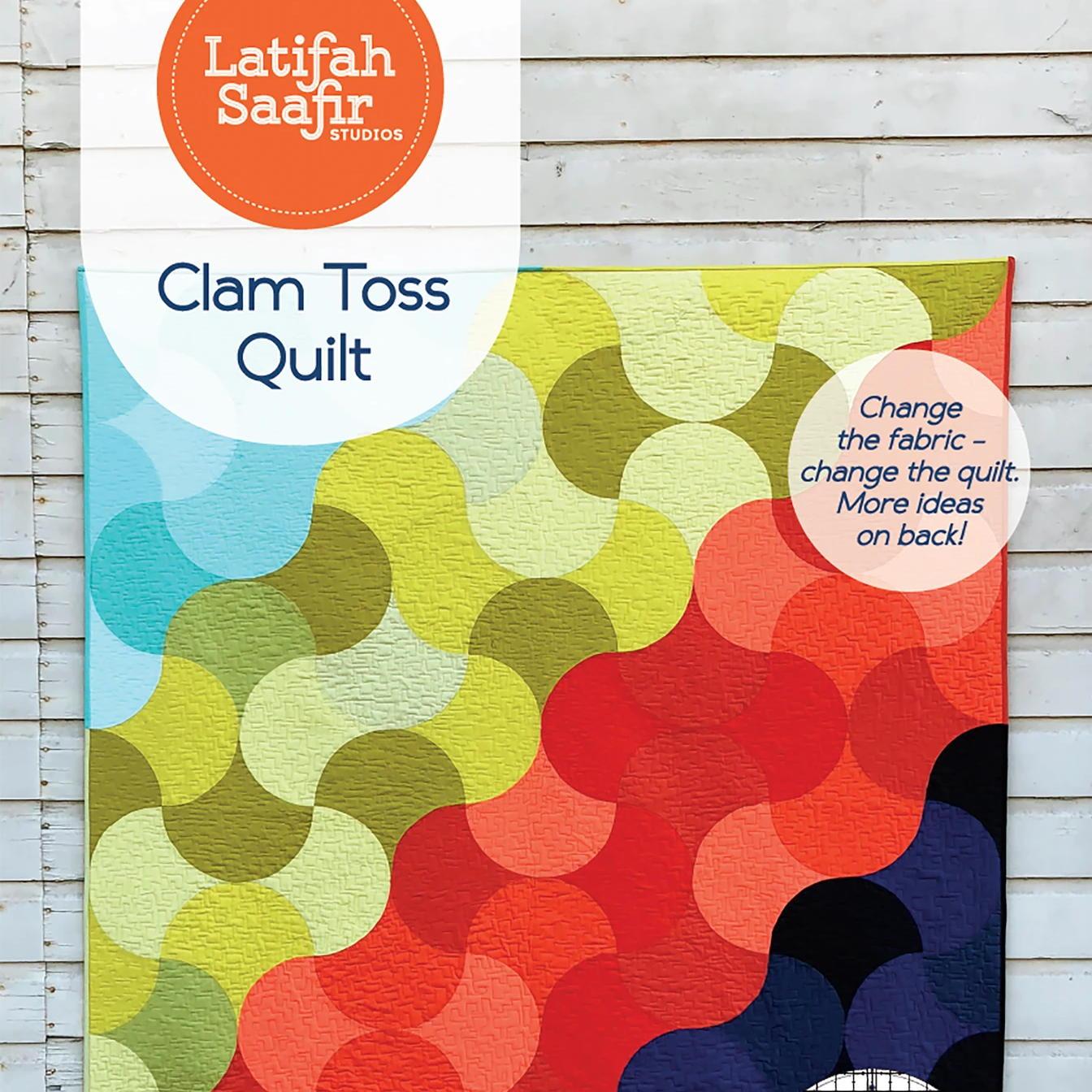 Clam Toss Quilt Pattern from  Latifah Saafir Studios